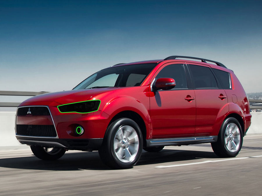 mitsubishi outlander 2010-2013 Headlight Tint Location