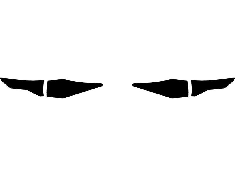 outlander Precut Tail Light Tint Diagram