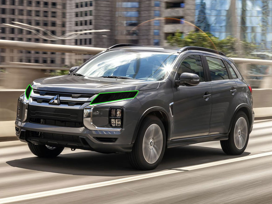 mitsubishi outlander sport 2020-2024 Headlight Tint Location