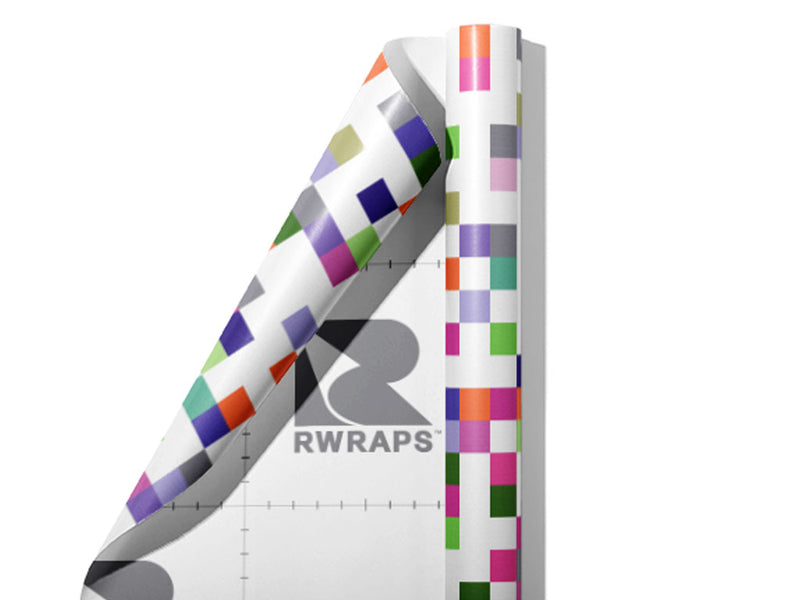 Mix and Match Pixel Wrap Film Sheets~Rwraps Series 914 Mix and Match Pixel Scrolled Sheet~3