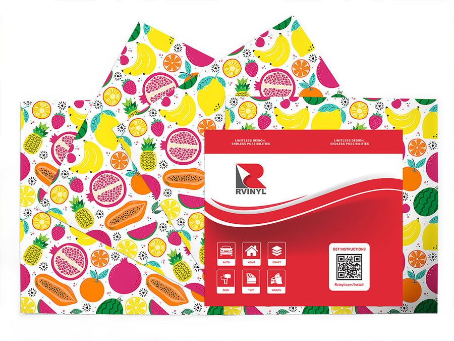 mix up fruit Craft Vinyl Sheet Pack
