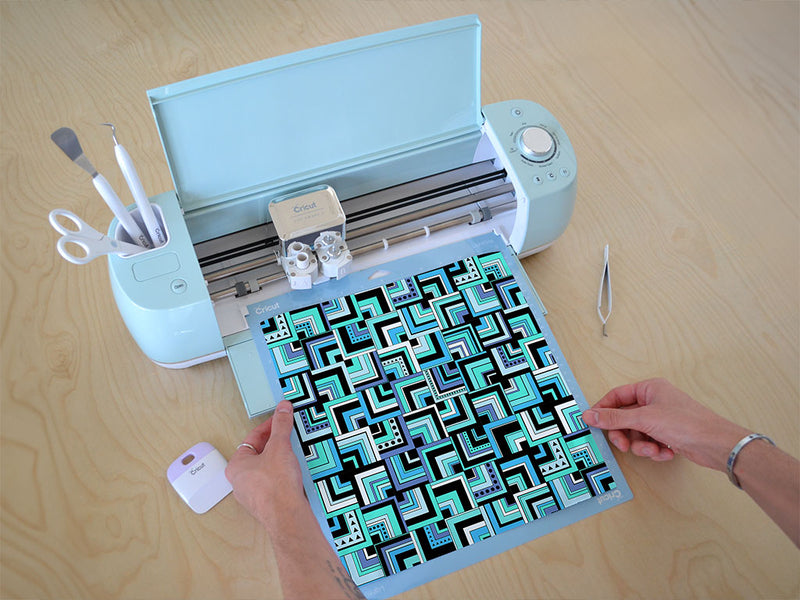 mixed streets art deco Cricut Compatible Vinyl