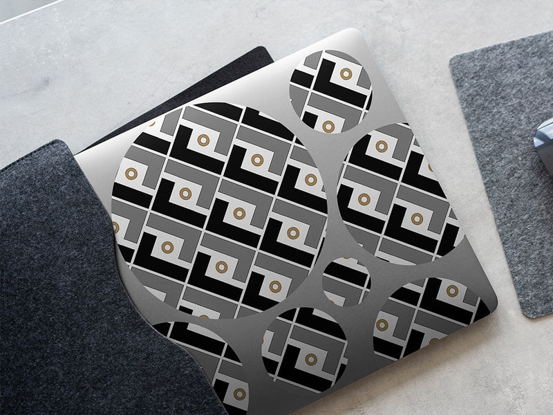 modernist simplicity mosaic DIY Laptop Stickers