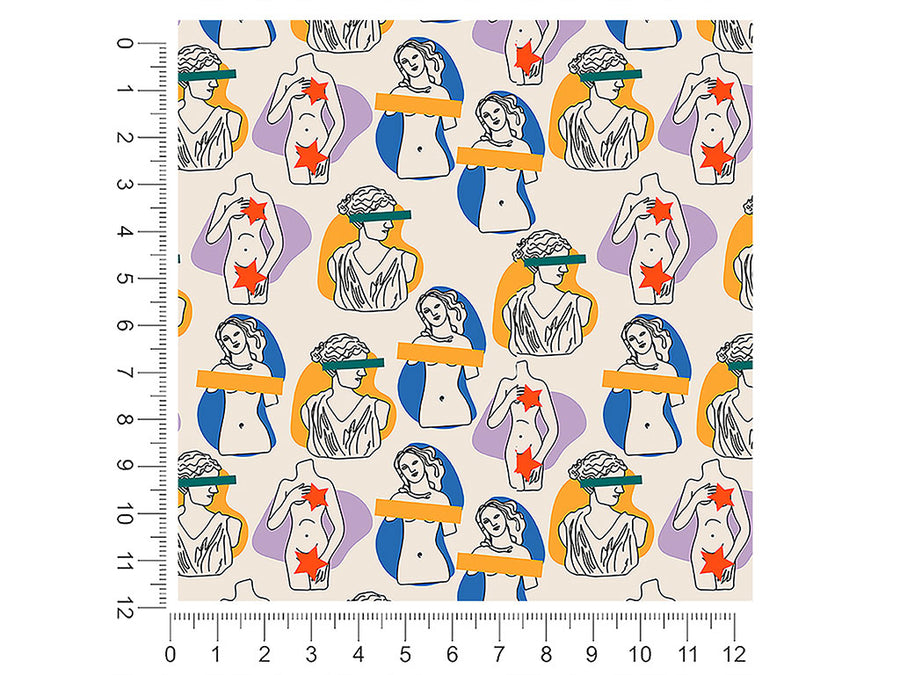 modest goddess greco roman 1ft x 1ft Craft Sheets