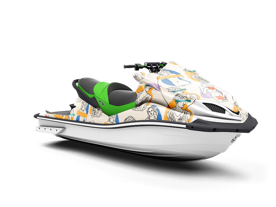 Modest Goddess Greco Roman Jet Ski Vinyl Customized Wrap