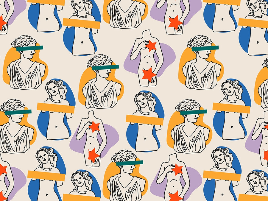 Modest Goddess Greco Roman Vinyl Wrap Pattern~Rwraps Series 914 Digitally Printed Vinyl Wrap~0