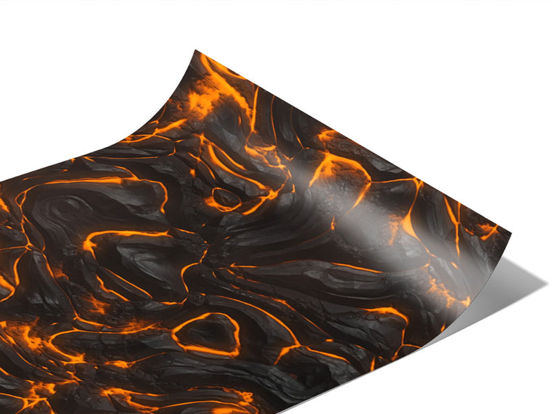 Molten Scarlet Lava Vinyl Wraps~Rwraps Series 914 Digitally Printed Vinyl Wrap~0