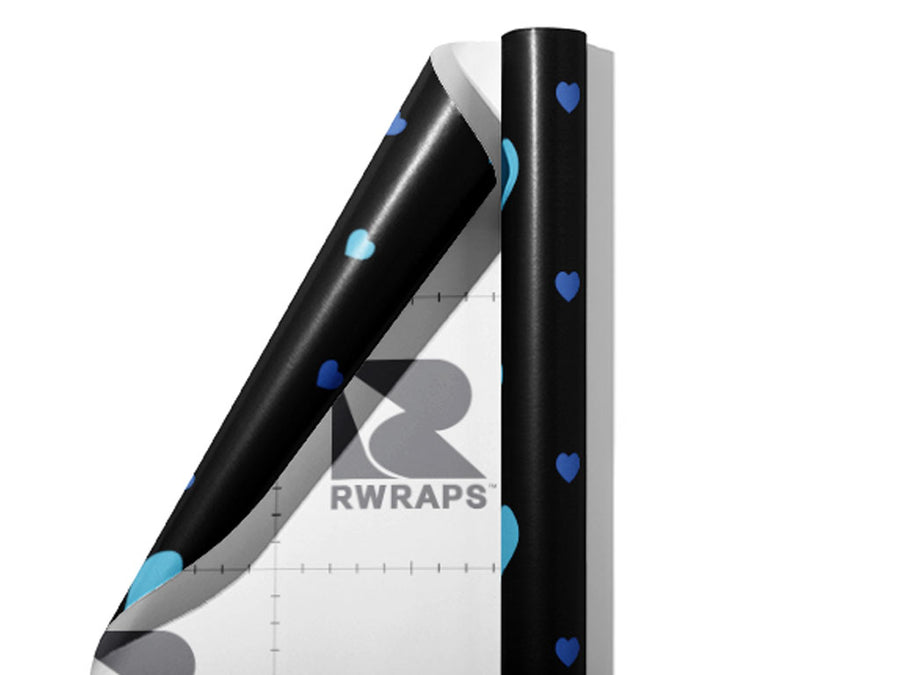 Monday Again Heart Wrap Film Sheets~Rwraps Series 914 Monday Again Heart Scrolled Sheet~3