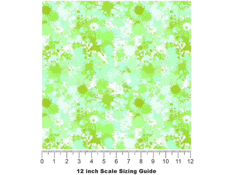 Money Mile Paint Splatter Vinyl Film Pattern Size 12 inch Scale~Rwraps Money Mile Paint Splatter Sizing Chart~2