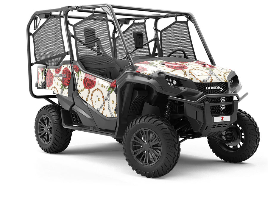 Money Rose Bling Utility Vehicle Vinyl Wrap