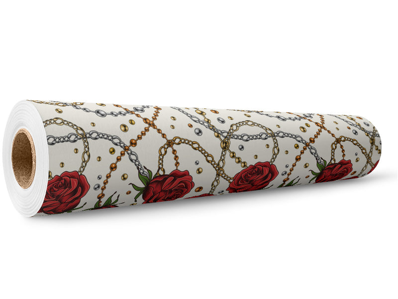 Money Rose Bling Wrap Film Wholesale Roll~Rwraps Series 914 Digitally Printed Vinyl Roll~5