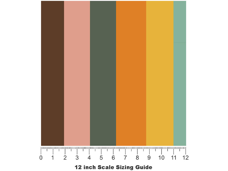 Monkey Music Retro Vinyl Film Pattern Size 12 inch Scale~Rwraps Monkey Music Retro Sizing Chart~2