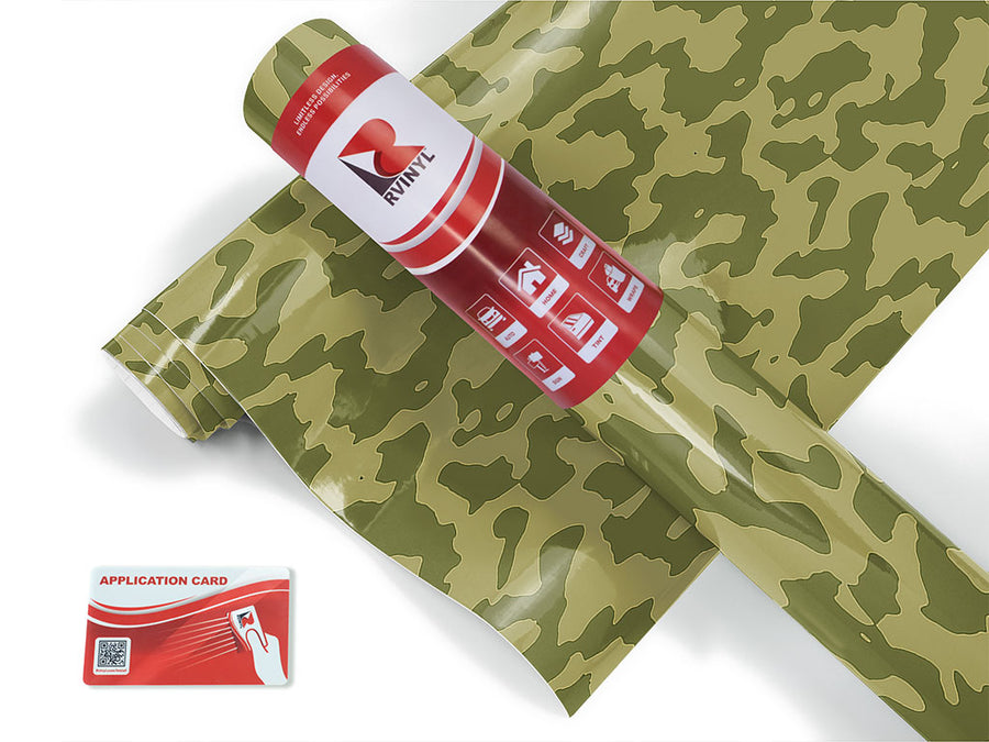 mono forest camouflage Craft Vinyl Roll