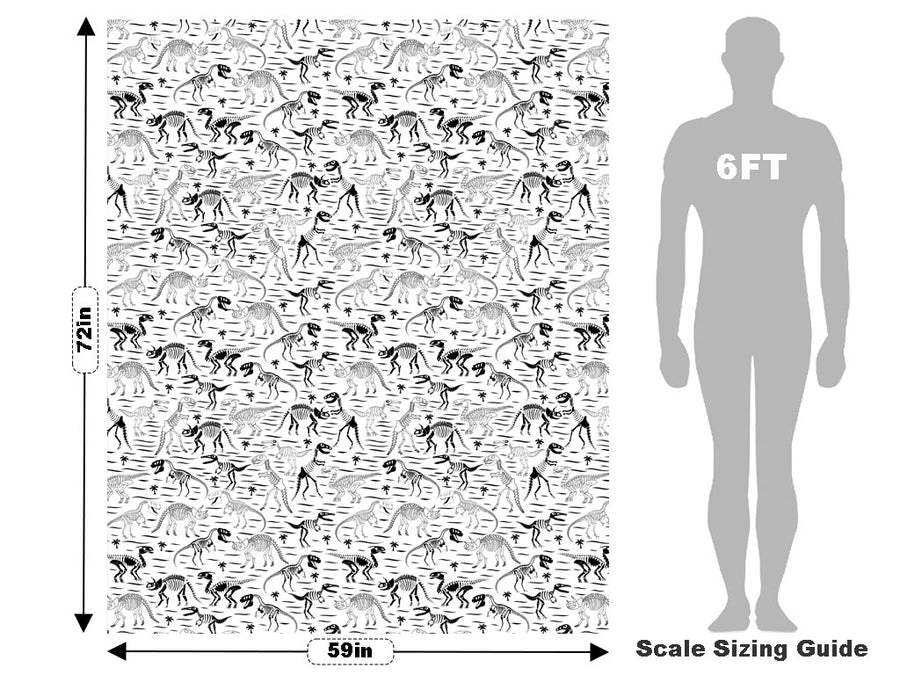 Monochrome Monsters Dinosaur Vehicle Wrap Scale~Rwraps Series 914 Monochrome Monsters Dinosaur Measurements~1