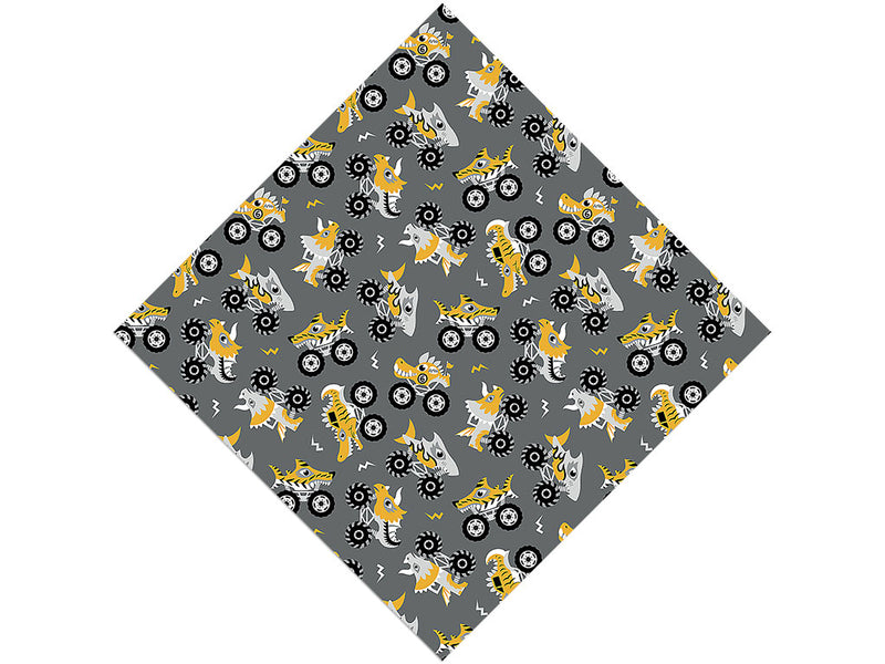 Monster Trucks Dinosaur Vinyl Wrap Pattern