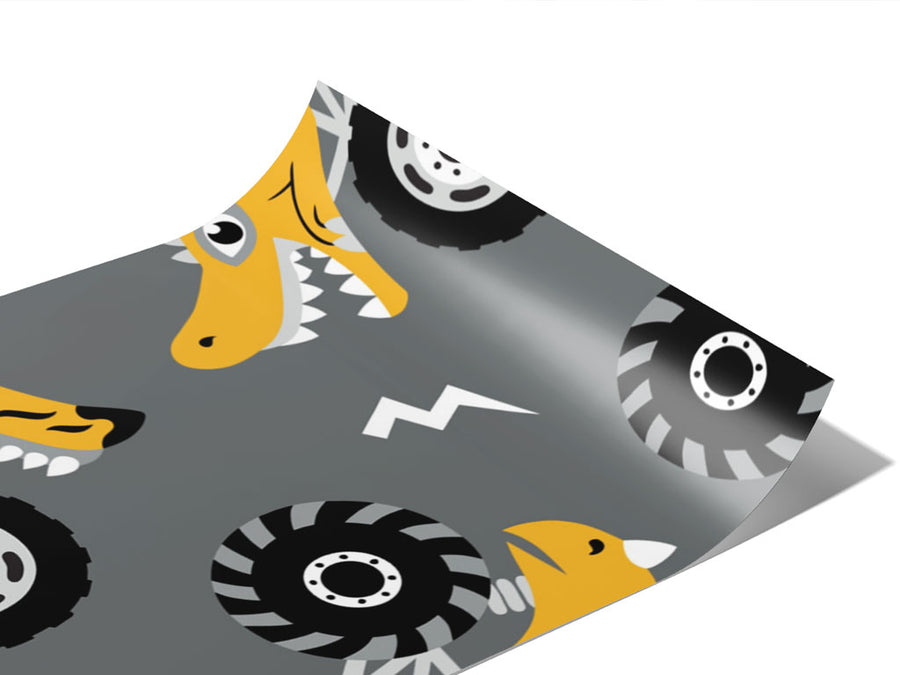 Monster Trucks Dinosaur Vinyl Wraps~Rwraps Series 914 Digitally Printed Vinyl Wrap~0