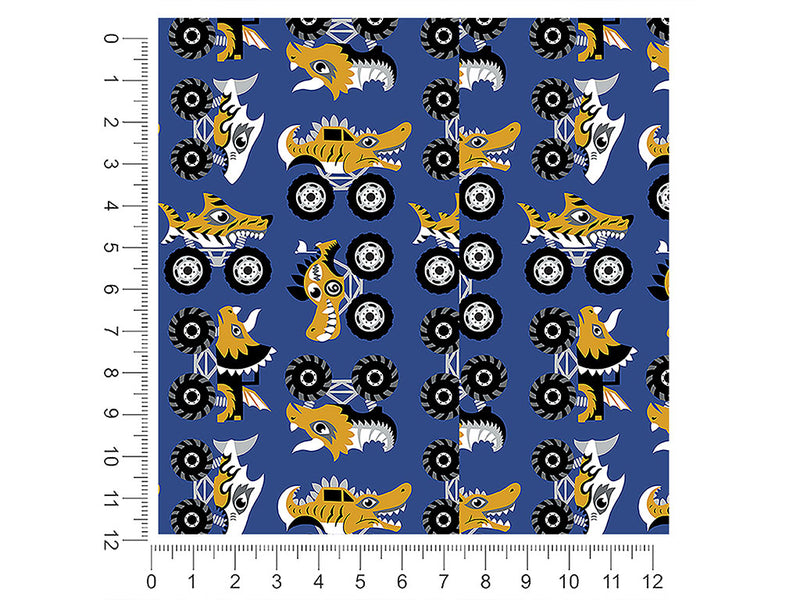 monster trucks salt water 1ft x 1ft Craft Sheets