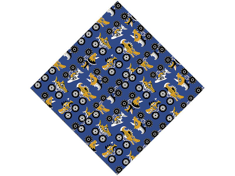 Monster Trucks Marine Life Vinyl Wrap Pattern