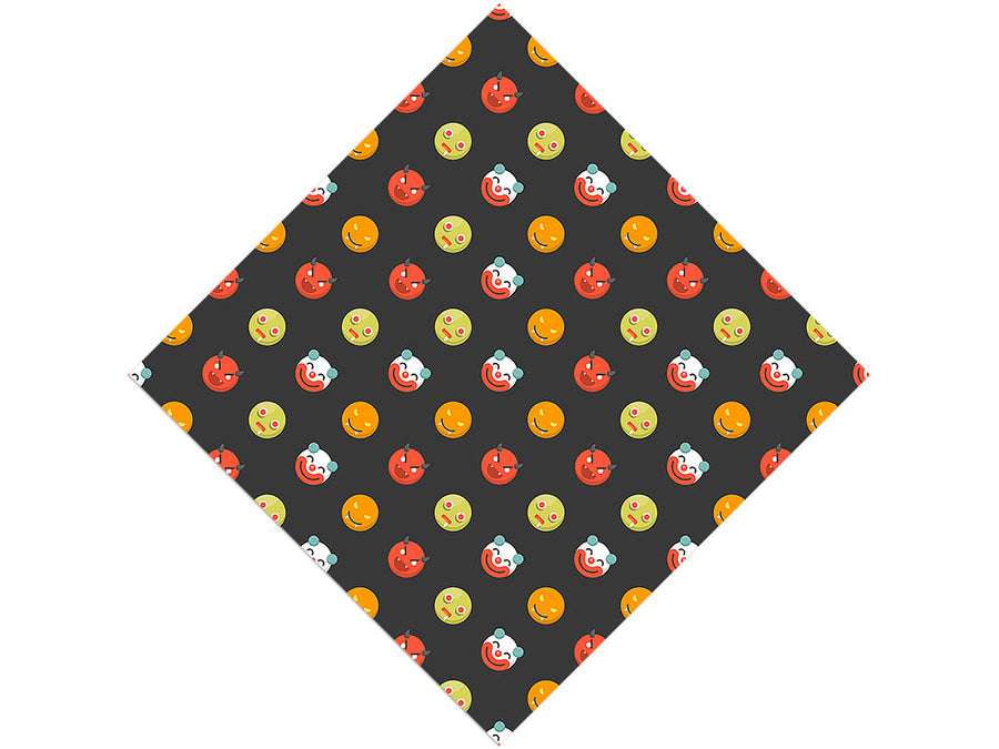 Monstrous Infection Emoji Vinyl Wrap Pattern