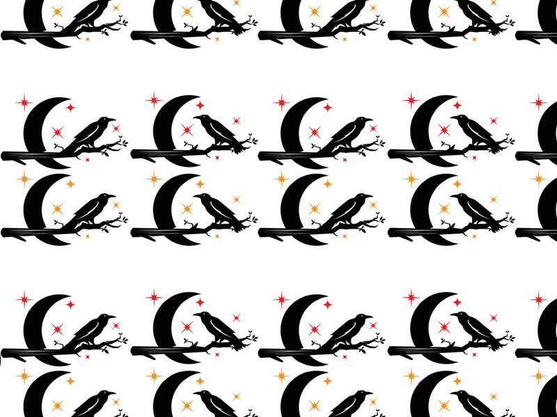 Moonlight Guardians Birds Vinyl Wrap Pattern~Rwraps Series 914 Digitally Printed Vinyl Wrap~0