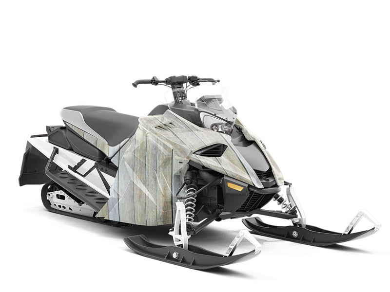 Morning Wood Plank Custom Wrapped Snowmobile
