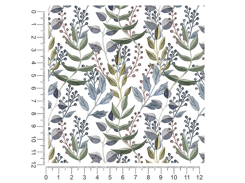 morning brush floral 1ft x 1ft Craft Sheets