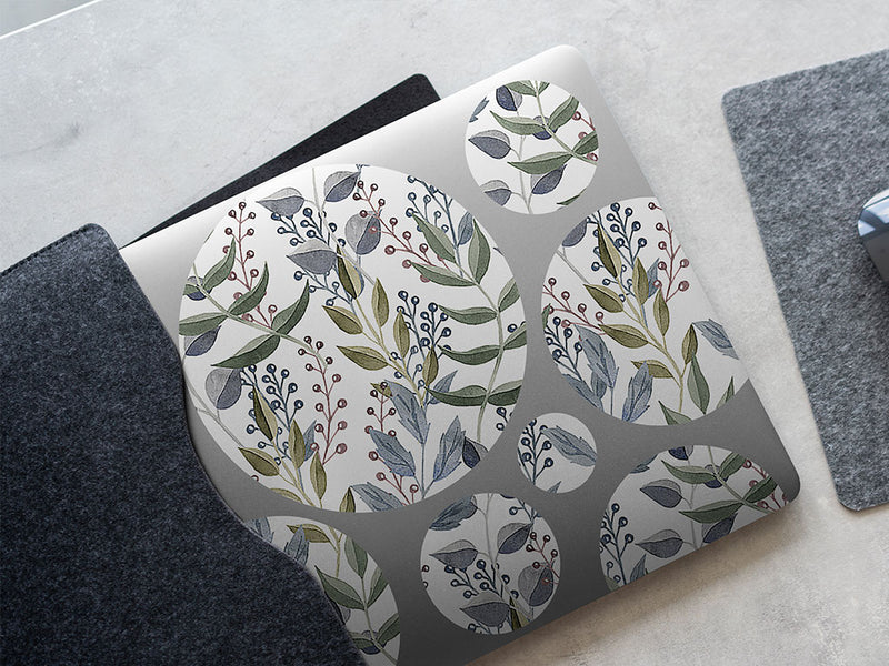 morning brush floral DIY Laptop Stickers