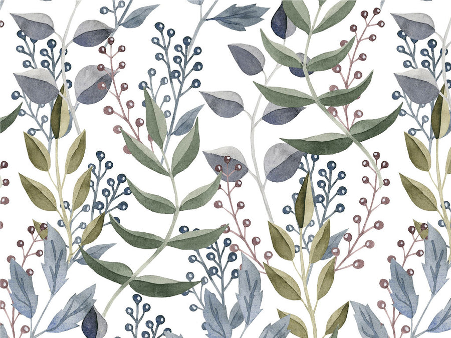 Morning Brush Floral Vinyl Wrap Pattern~Rwraps Series 914 Digitally Printed Vinyl Wrap~0