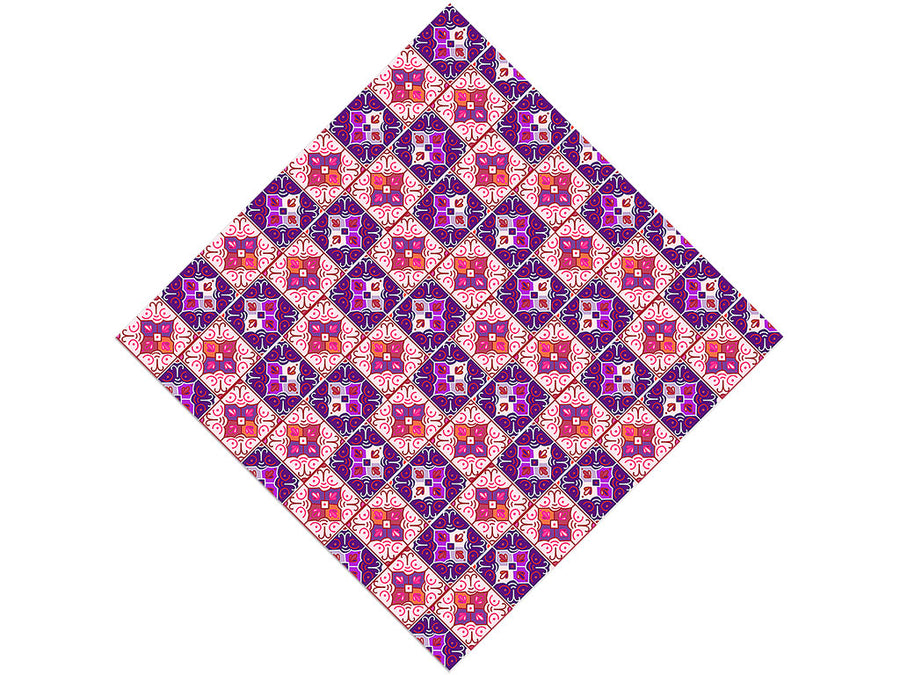 Morning Glory Tile Vinyl Wrap Pattern