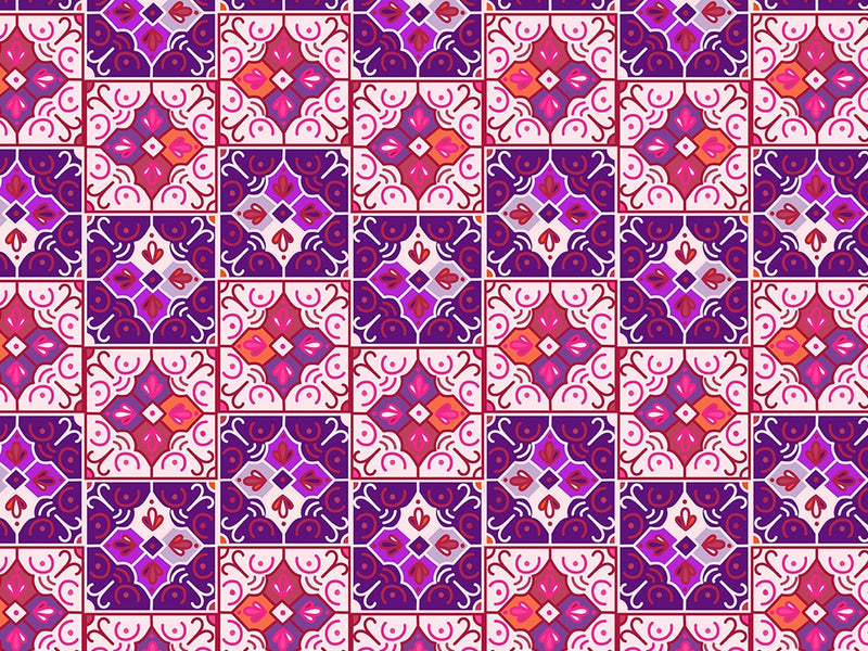 Morning Glory Tile Vinyl Wrap Pattern~Rwraps Series 914 Digitally Printed Vinyl Wrap~0