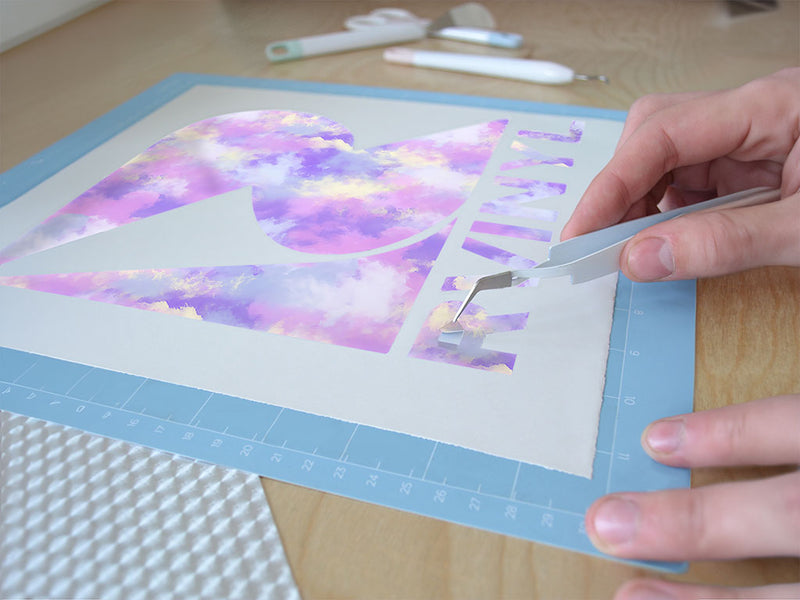 morning sunrise sky Easy Weed Craft Vinyl