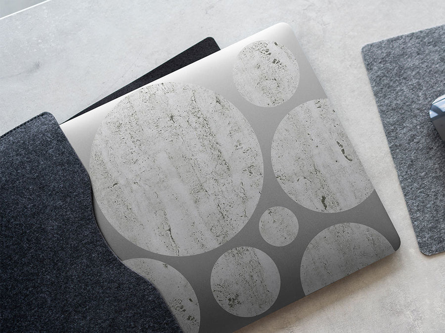 moscato gray marble marble stone DIY Laptop Stickers