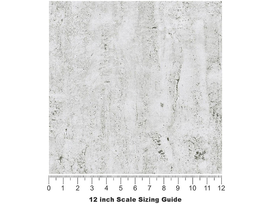 Moscato Gray Marble Vinyl Film Pattern Size 12 inch Scale~Rwraps Moscato Gray Marble Sizing Chart~2