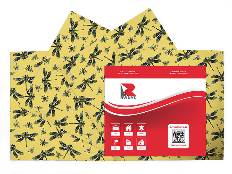 mosquito hawks bug Craft Vinyl Sheet Pack