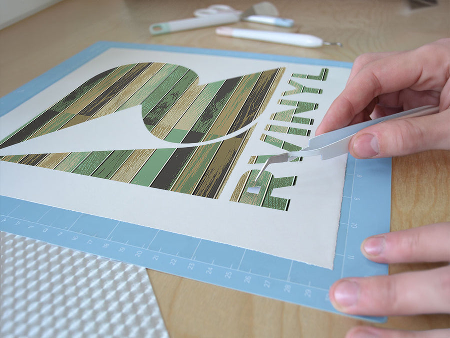 moss gradient Easy Weed Craft Vinyl