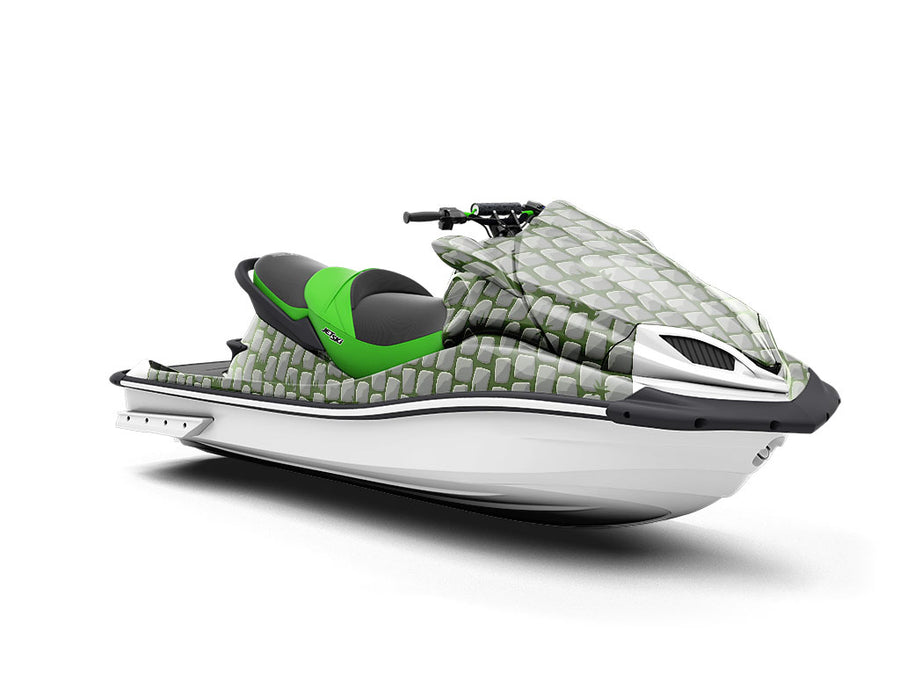 Mossy Grey Brick Jet Ski Vinyl Customized Wrap