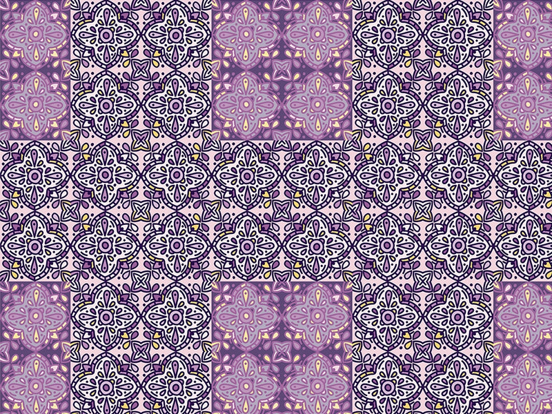 Mountain Cornflower Tile Vinyl Wrap Pattern~Rwraps Series 914 Digitally Printed Vinyl Wrap~0