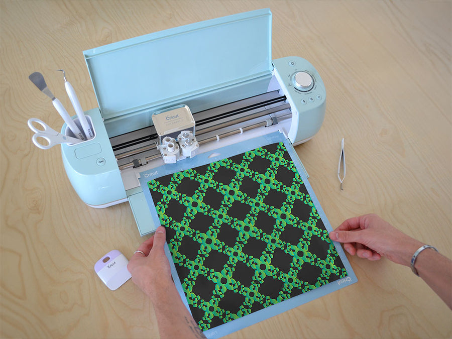 muddle through abstract geometric Cricut Compatible Vinyl