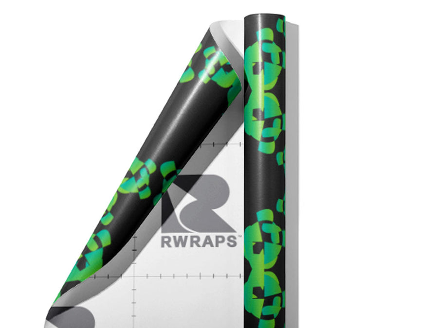 Muddle Through Abstract Wrap Film Sheets~Rwraps Series 914 Muddle Through Abstract Scrolled Sheet~3