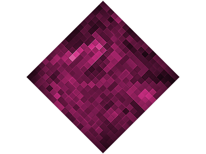 Mulberry Wine Pixel Vinyl Wrap Pattern