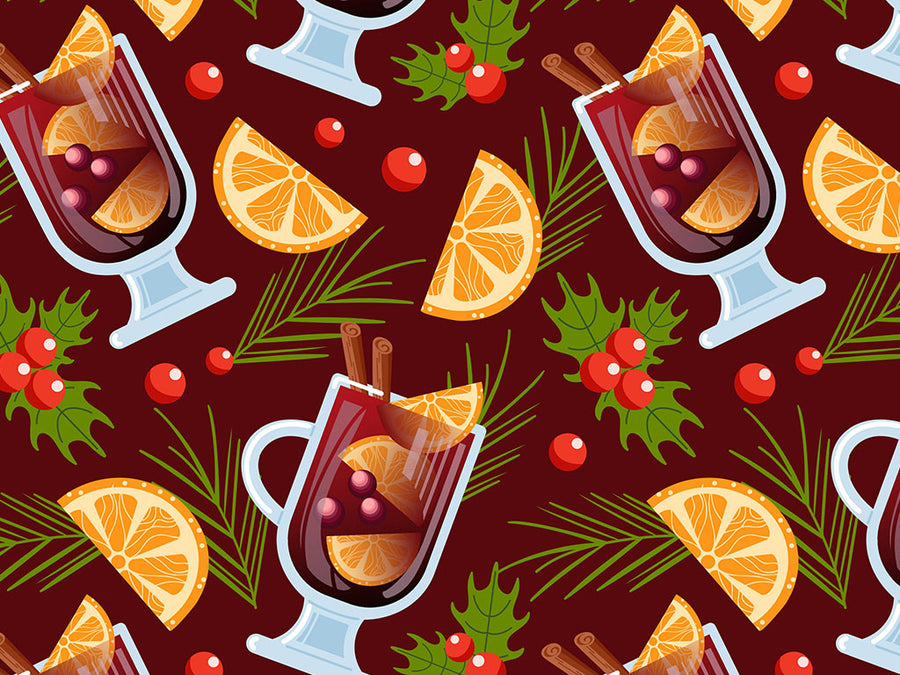 Mulling It Alcohol Vinyl Wrap Pattern~Rwraps Series 914 Digitally Printed Vinyl Wrap~0