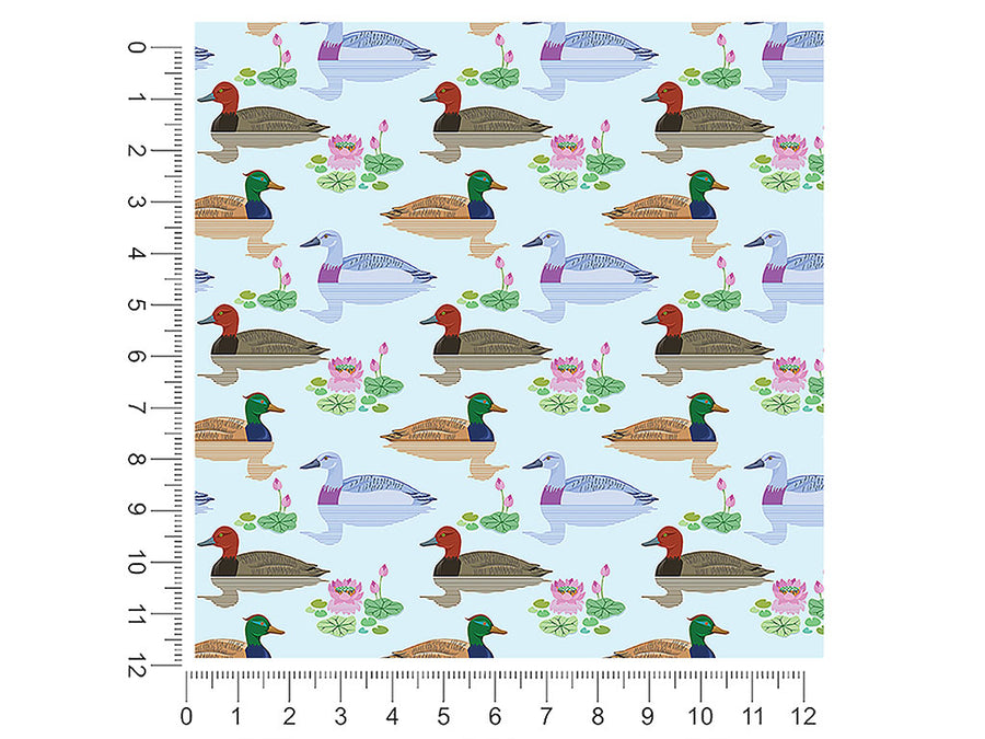 mulling mallards bird 1ft x 1ft Craft Sheets