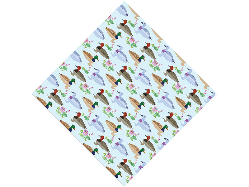 Mulling Mallards Birds Vinyl Wrap Pattern