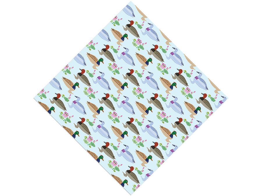 Mulling Mallards Birds Vinyl Wrap Pattern