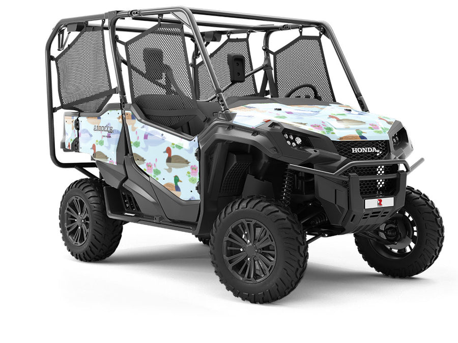 Mulling Mallards Birds Utility Vehicle Vinyl Wrap