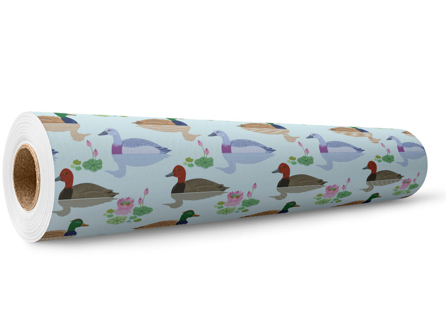 Mulling Mallards Birds Wrap Film Wholesale Roll~Rwraps Series 914 Digitally Printed Vinyl Roll~5