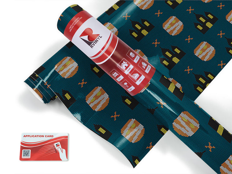mummy knit halloween Craft Vinyl Roll