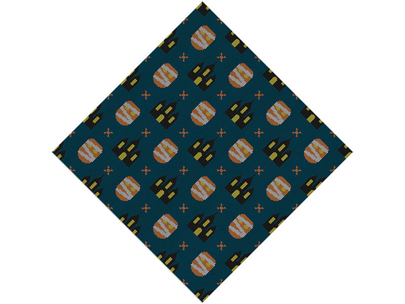 Mummy Knit Halloween Vinyl Wrap Pattern