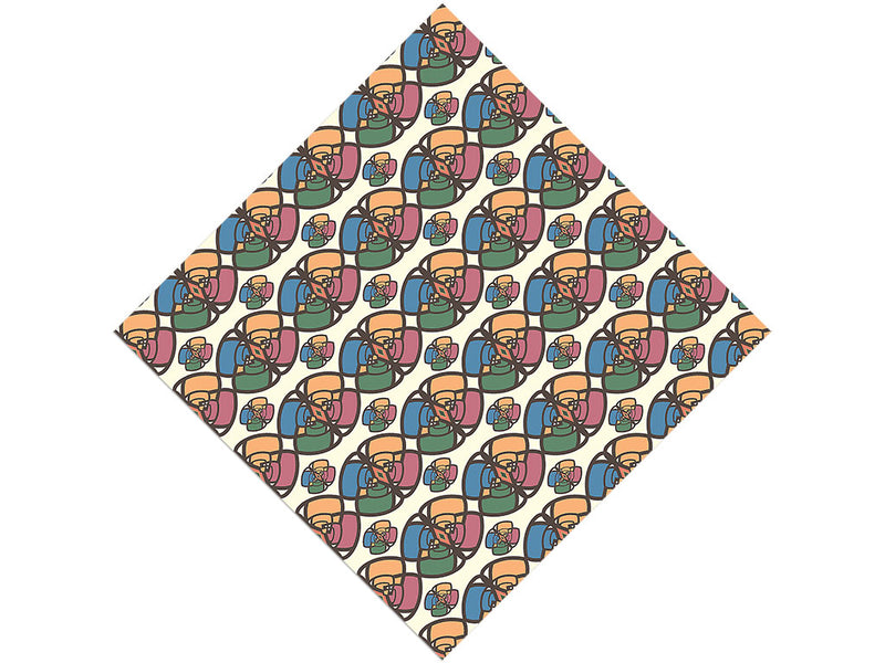 Muted Magic Art Deco Vinyl Wrap Pattern
