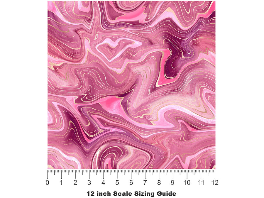 My Heart Gemstone Vinyl Film Pattern Size 12 inch Scale~Rwraps My Heart Gemstone Sizing Chart~2
